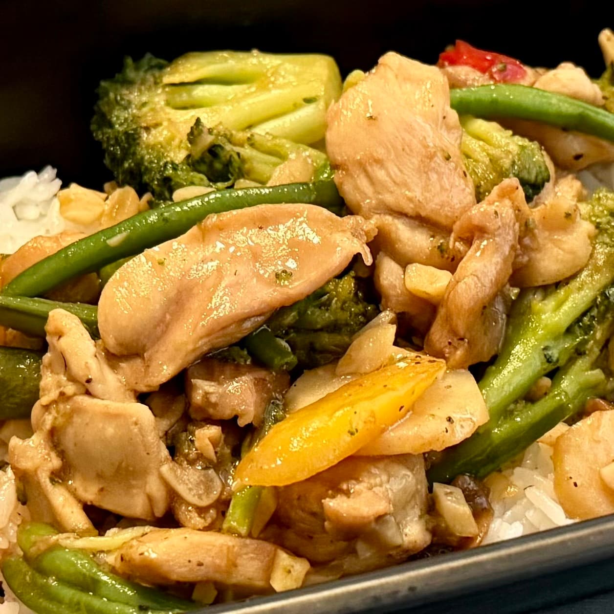 Chicken Stir-Fry with Rice